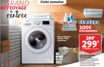 Samsung lave-linge hublot ww70j4473mw