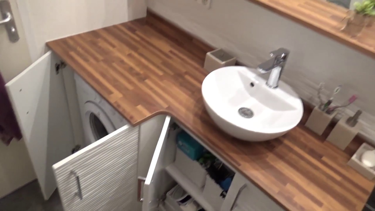Installer un lave linge dans une salle de bain