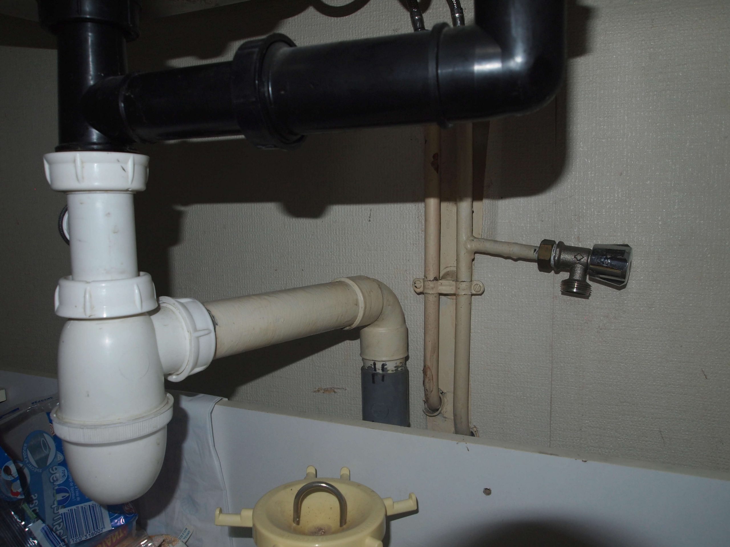 Raccorder lave linge sur lavabo