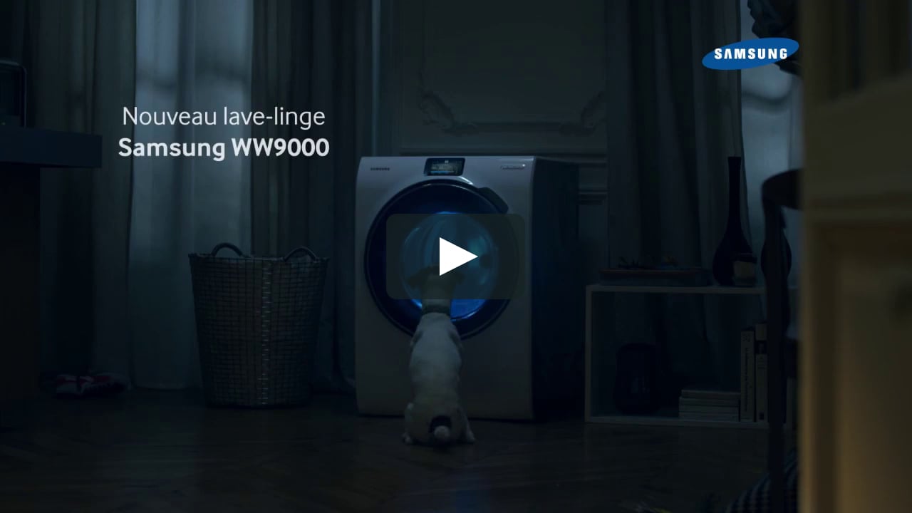 Lave linge samsung crystal blue ww9000